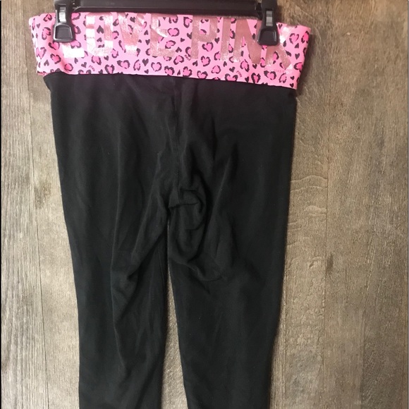 LOVE PINK VS Crop Tights Women’s SM - Picture 2 of 3